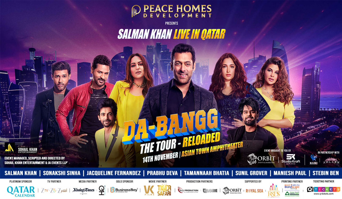 Salman Khan Live in Qatar Da Bangg The Tour Reloaded Set To Dazzle Doha